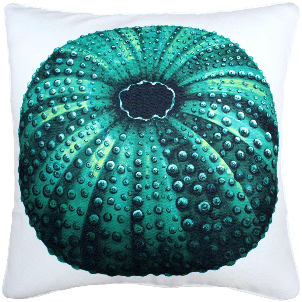 Big Island Sand Dollar Tiny Scale Print Throw Pillow 26x26 from